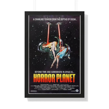HORROR PLANET (INSEMINOID) 1981 - Framed Movie Poster 20" x 30" Black - The Sticker Space