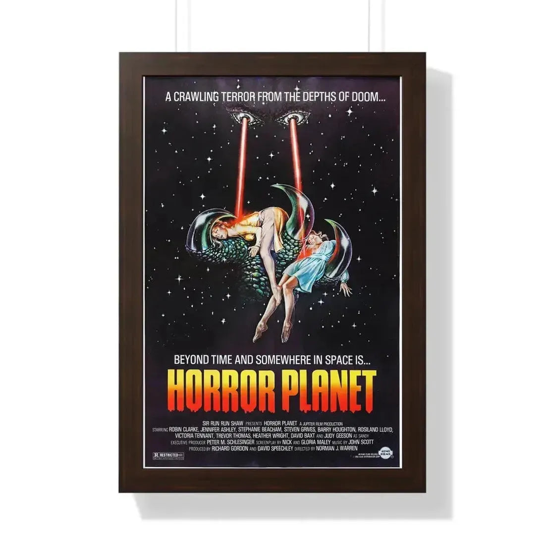 HORROR PLANET (INSEMINOID) 1981 - Framed Movie Poster - The Sticker Space