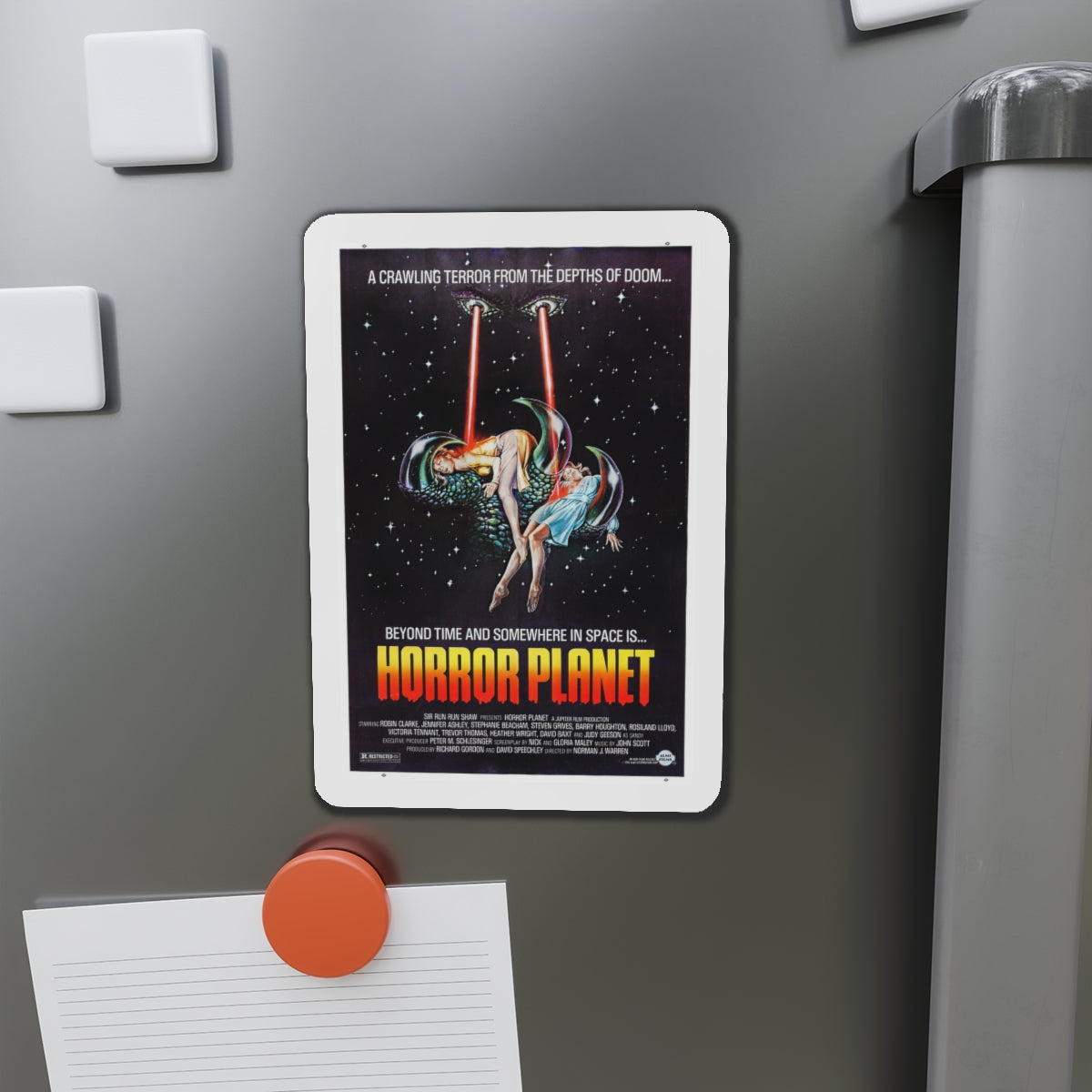 HORROR PLANET (INSEMINOID) 1981 Movie Poster - Die-Cut Magnet-The Sticker Space