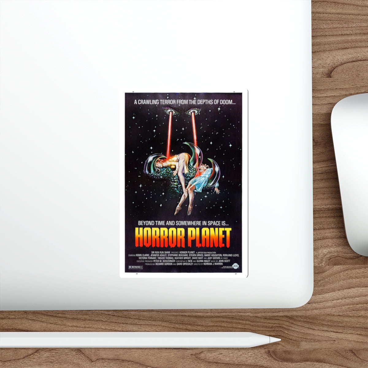 HORROR PLANET (INSEMINOID) 1981 Movie Poster STICKER Vinyl Die-Cut Decal-The Sticker Space