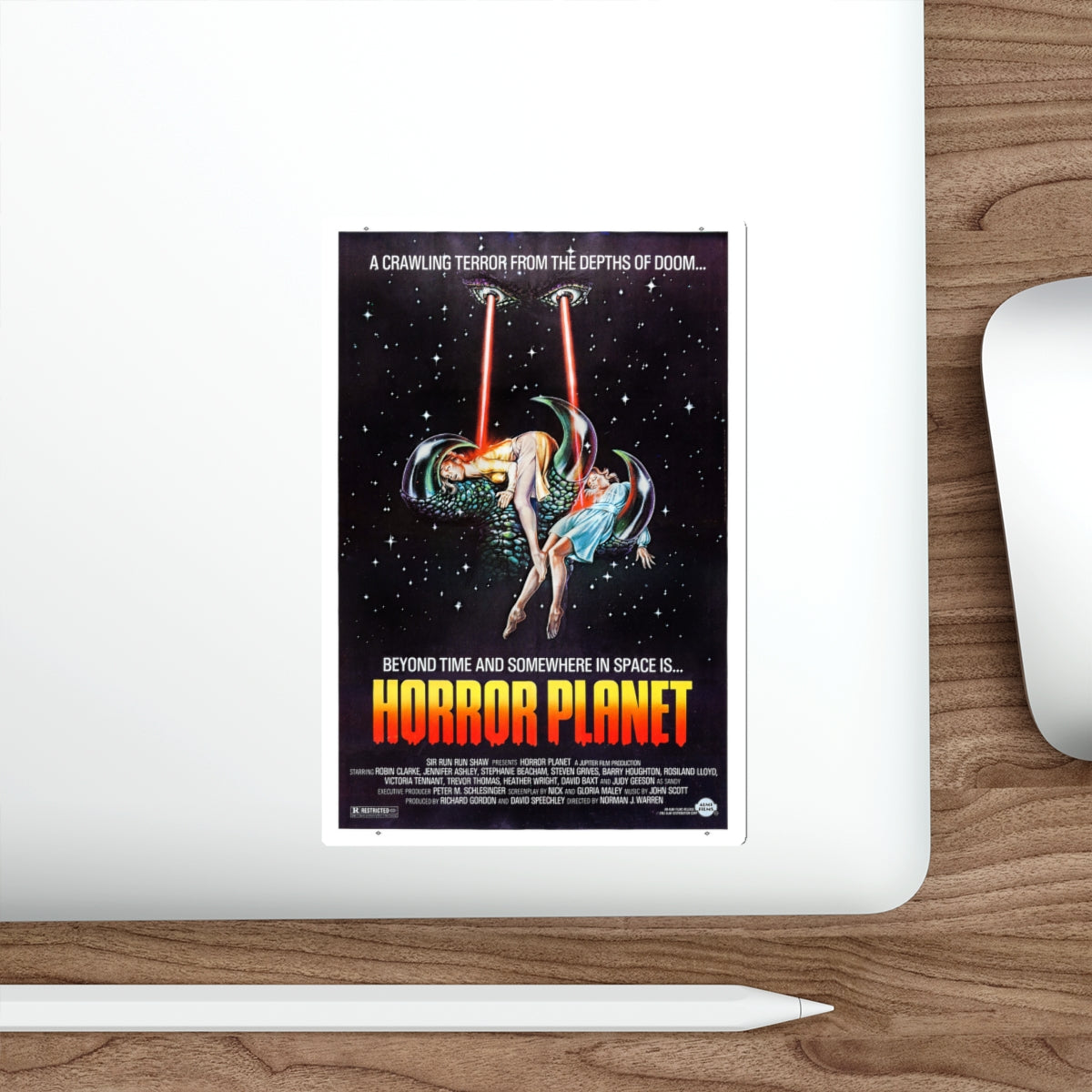 HORROR PLANET (INSEMINOID) 1981 Movie Poster STICKER Vinyl Die-Cut Decal-The Sticker Space