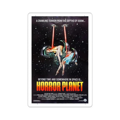 HORROR PLANET (INSEMINOID) 1981 Movie Poster - STICKER Vinyl Kiss-Cut Decal 6 Inch White - The Sticker Space
