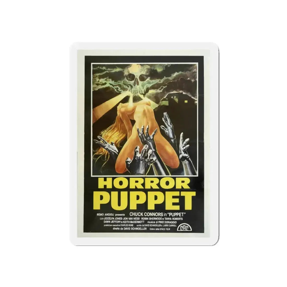 HORROR PUPPET (TOURIST TRAP) 1979 Movie Poster - Refrigerator Magnet 5 Inch - The Sticker Space