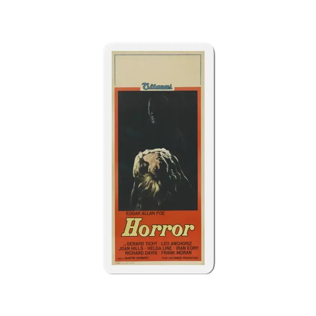 HORROR (THE BLANCHEVILLE MONSTER) 1963 Movie Poster - Refrigerator Magnet 3 Inch - The Sticker Space