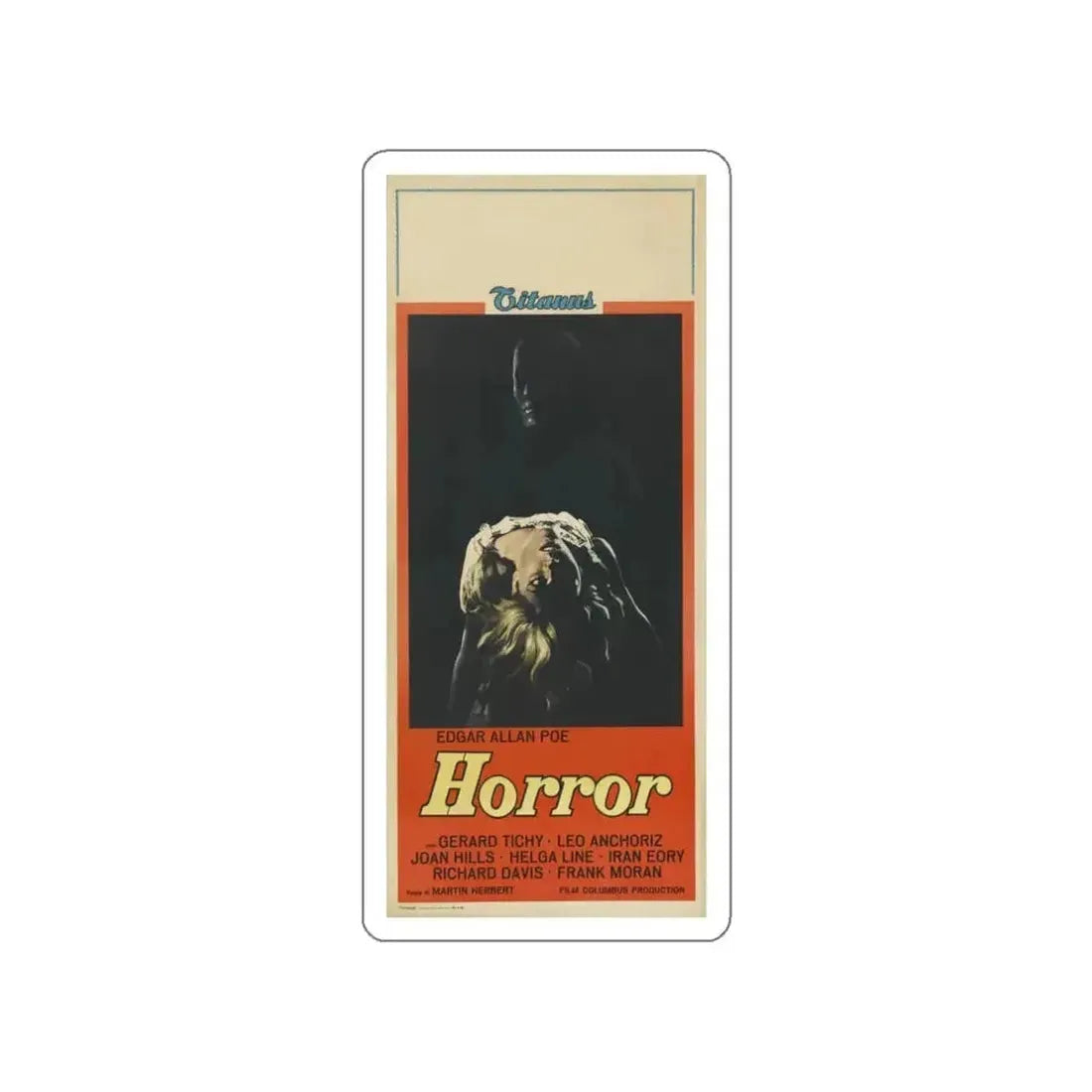HORROR (THE BLANCHEVILLE MONSTER) 1963 Movie Poster STICKER Vinyl Die-Cut Decal - The Sticker Space