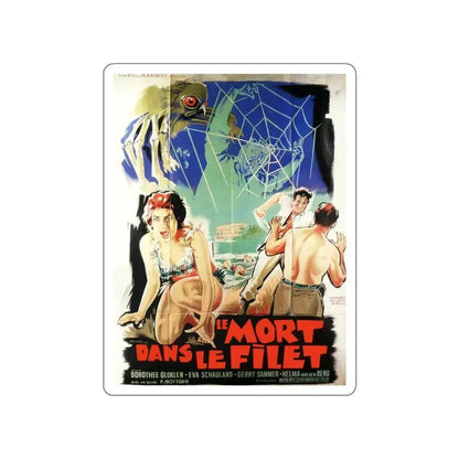 HORRORS OF SPIDER ISLAND (FRENCH 2) 1960 Movie Poster STICKER Vinyl Die-Cut Decal 5 Inch - The Sticker Space