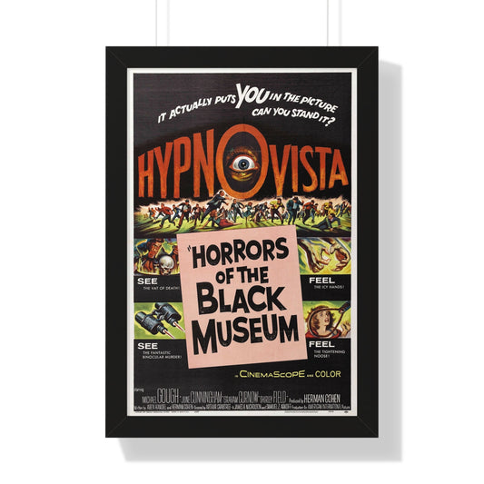 HORRORS OF THE BLACK MUSEUM 1959 - Framed Movie Poster-16″ x 24″-The Sticker Space