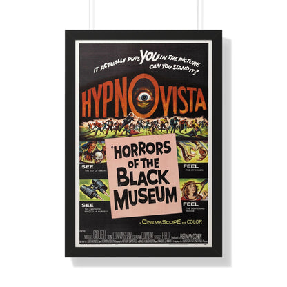 HORRORS OF THE BLACK MUSEUM 1959 - Framed Movie Poster-20" x 30"-The Sticker Space