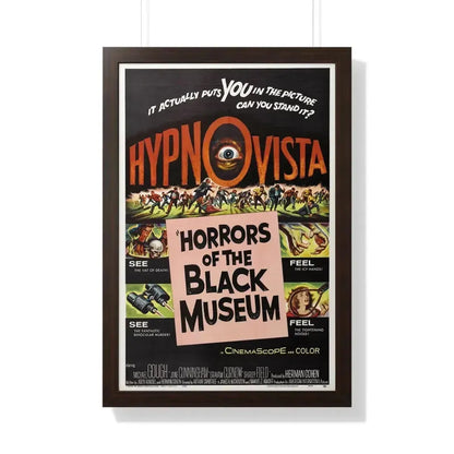 HORRORS OF THE BLACK MUSEUM 1959 - Framed Movie Poster - The Sticker Space