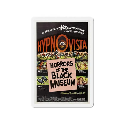 HORRORS OF THE BLACK MUSEUM 1959 Movie Poster - Refrigerator Magnet 3 Inch - The Sticker Space