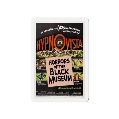 HORRORS OF THE BLACK MUSEUM 1959 Movie Poster - Refrigerator Magnet 5 Inch - The Sticker Space
