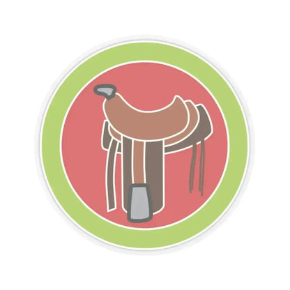 Horsemanship (Boy Scout Merit Badge) STICKER Vinyl Kiss-Cut Decal 2 Inch Transparent - The Sticker Space