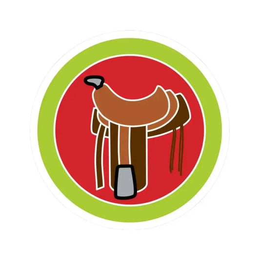 Horsemanship (Boy Scout Merit Badge) STICKER Vinyl Kiss-Cut Decal 2 Inch White - The Sticker Space