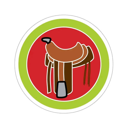 Horsemanship (Boy Scouts Merit Badge) STICKER Vinyl Die-Cut Decal 6 Inch - The Sticker Space