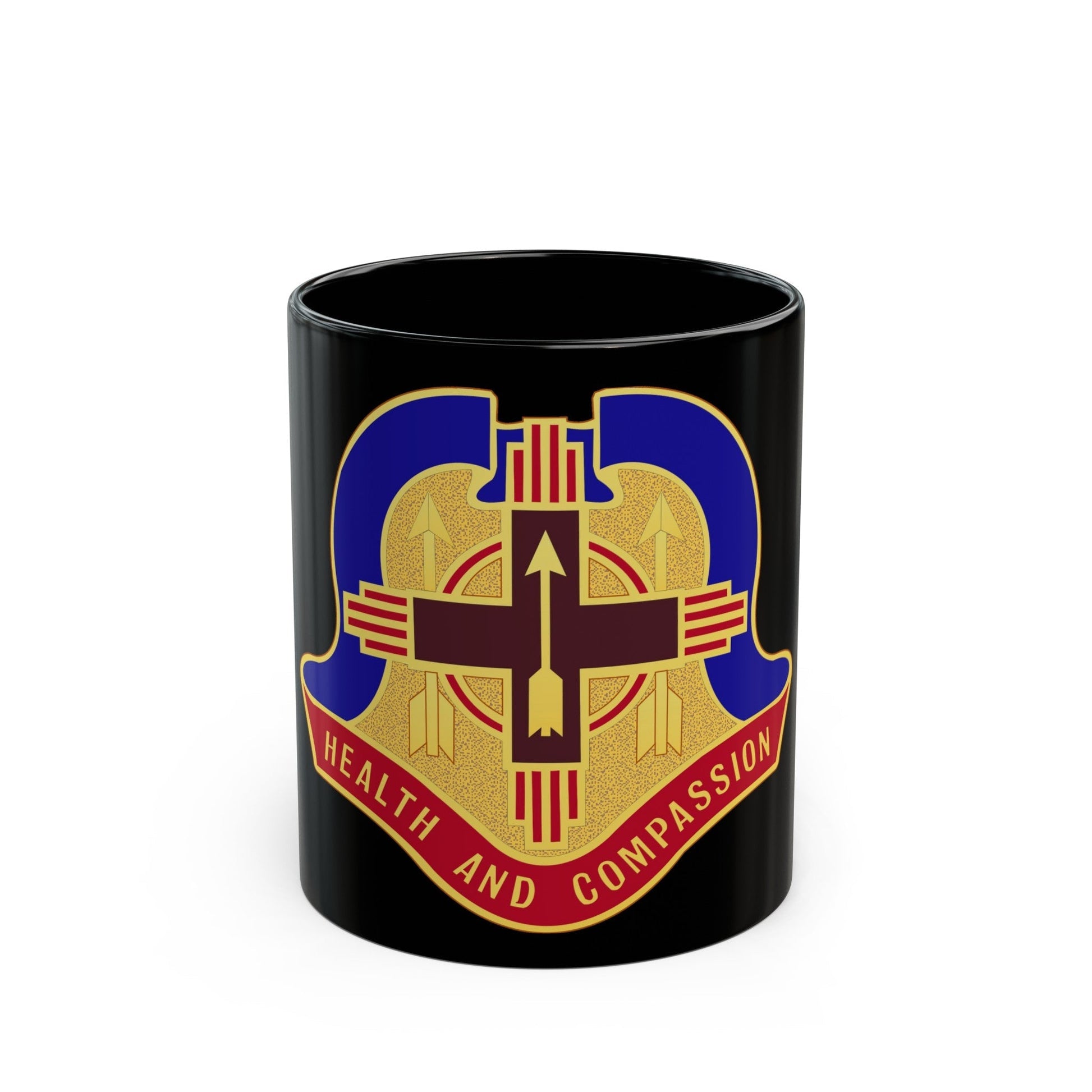 Hospital Sandia Base (U.S. Army) Black Coffee Mug-11oz-The Sticker Space