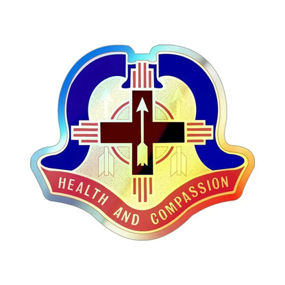 Hospital Sandia Base (U.S. Army) Holographic STICKER Die-Cut Vinyl Decal 3 Inch Holographic - The Sticker Space