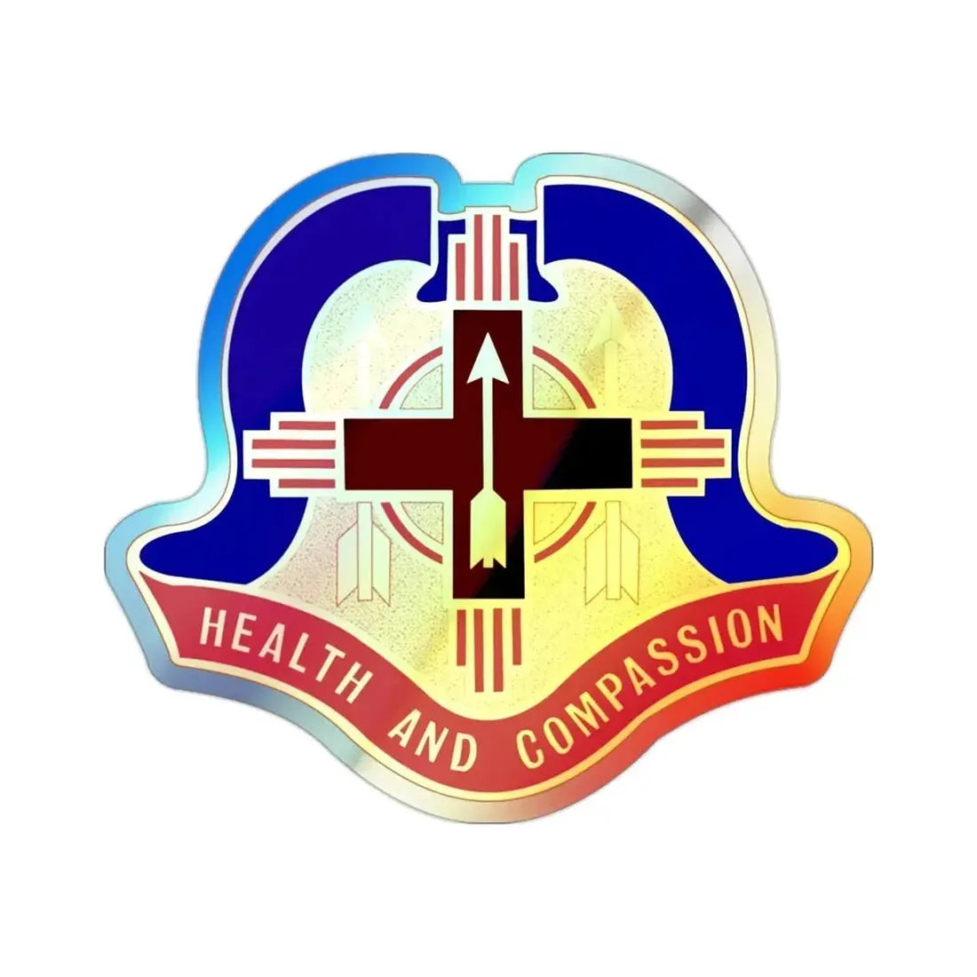 Hospital Sandia Base (U.S. Army) Holographic STICKER Die-Cut Vinyl Decal - The Sticker Space