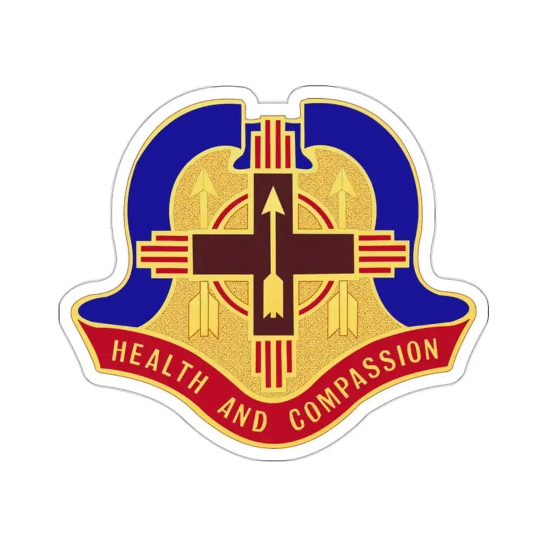 Hospital Sandia Base (U.S. Army) STICKER Vinyl Kiss-Cut Decal 2 Inch White - The Sticker Space