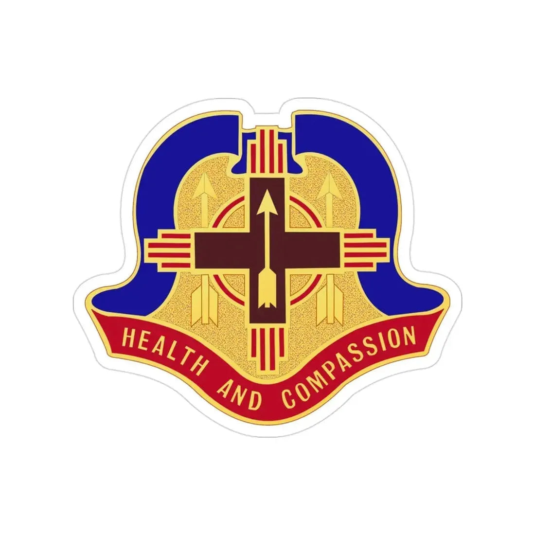 Hospital Sandia Base (U.S. Army) Transparent STICKER Die-Cut Vinyl Decal 3 Inch - The Sticker Space