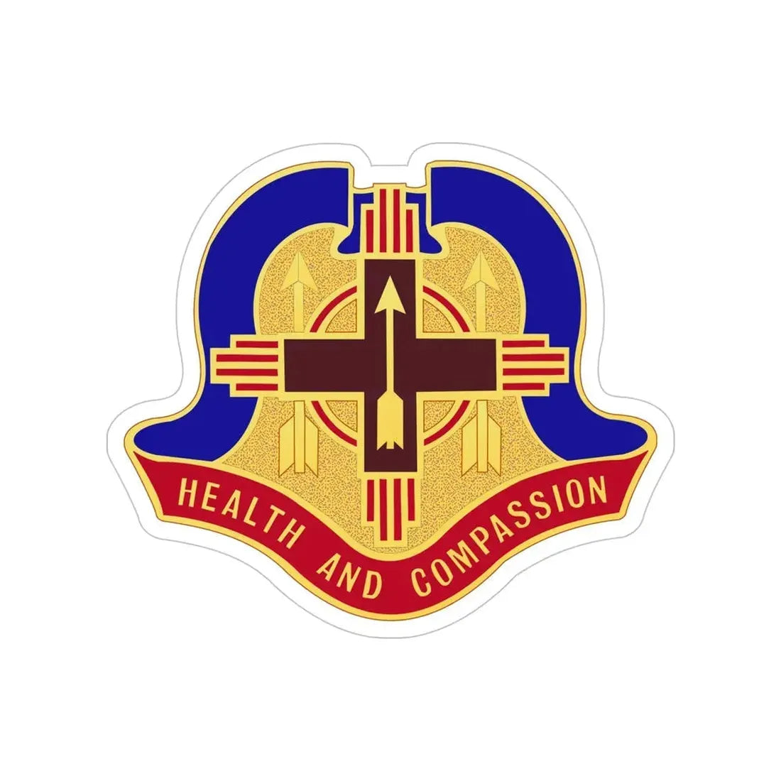 Hospital Sandia Base (U.S. Army) Transparent STICKER Die-Cut Vinyl Decal 5 Inch - The Sticker Space