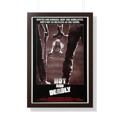 HOT AND DEADLY 1982 - Framed Movie Poster - The Sticker Space