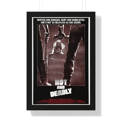 HOT AND DEADLY 1982 - Framed Movie Poster - The Sticker Space
