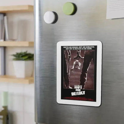 HOT AND DEADLY 1982 Movie Poster - Refrigerator Magnet - The Sticker Space
