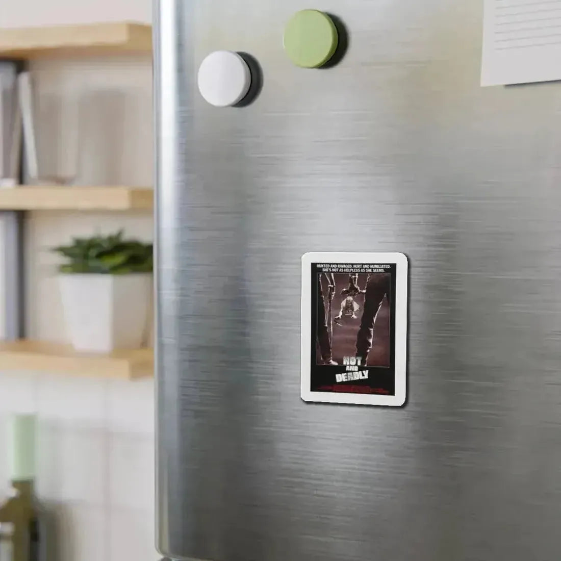 HOT AND DEADLY 1982 Movie Poster - Refrigerator Magnet - The Sticker Space