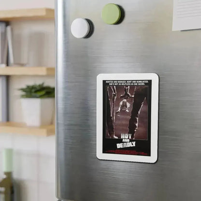HOT AND DEADLY 1982 Movie Poster - Refrigerator Magnet - The Sticker Space