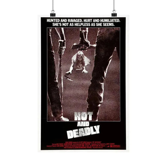 HOT AND DEADLY 1982 - Paper Movie Poster 12″ x 18″ Matte - The Sticker Space
