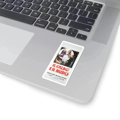 HOT AND NAKED (ITALIAN) 1974 Movie Poster - STICKER Vinyl Kiss-Cut Decal - The Sticker Space
