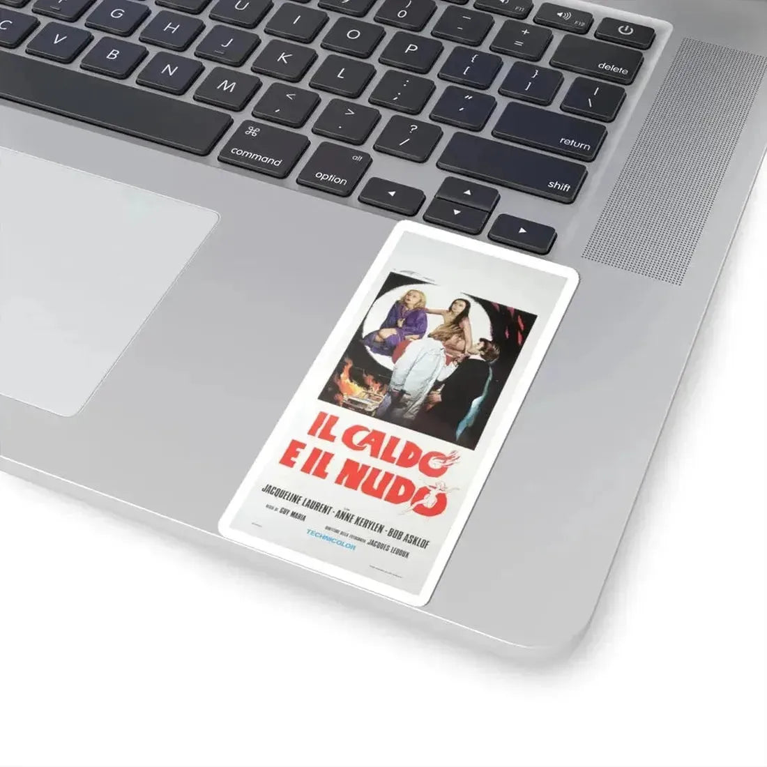 HOT AND NAKED (ITALIAN) 1974 Movie Poster - STICKER Vinyl Kiss-Cut Decal - The Sticker Space