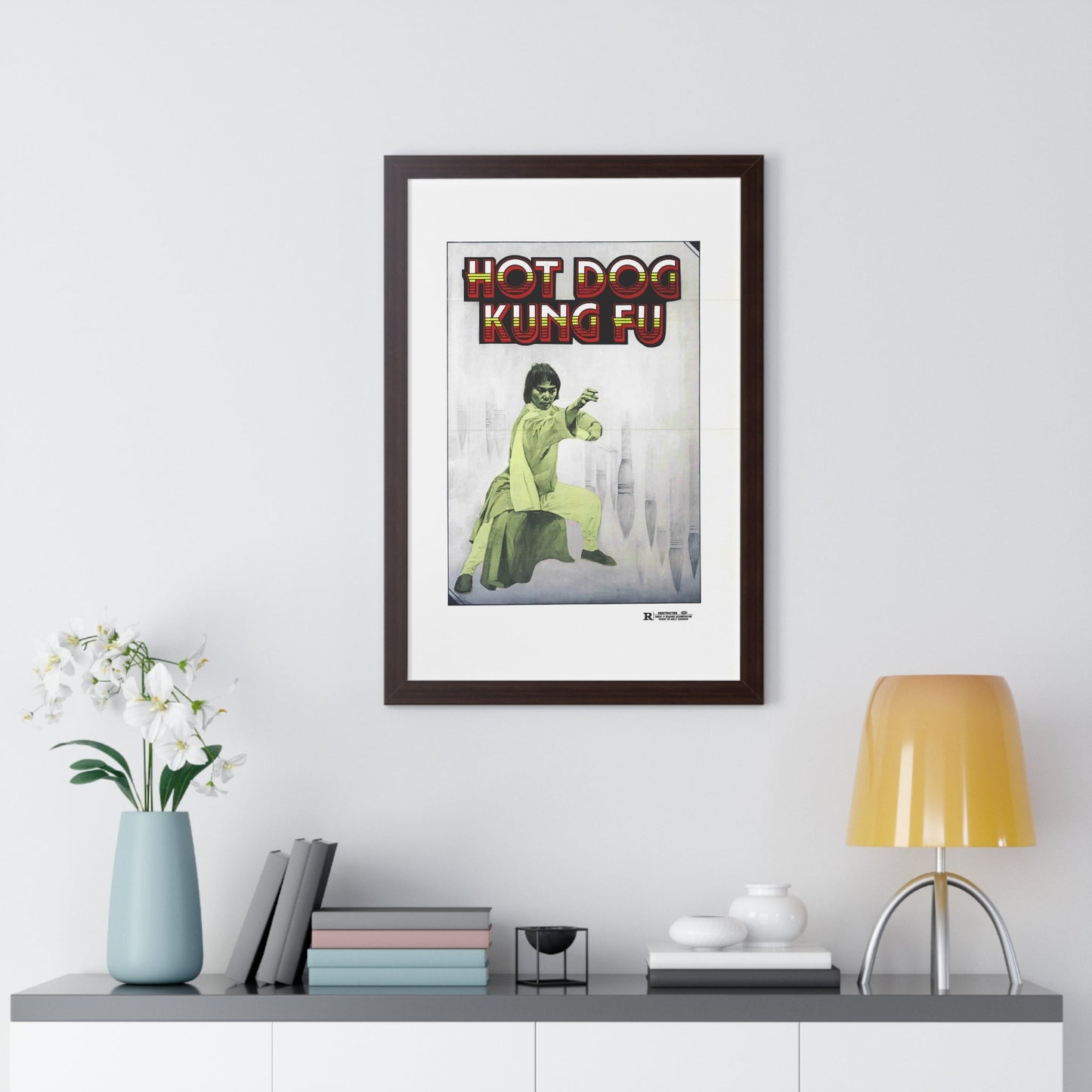 HOT DOG KUNG FU 1979 - Framed Movie Poster-The Sticker Space