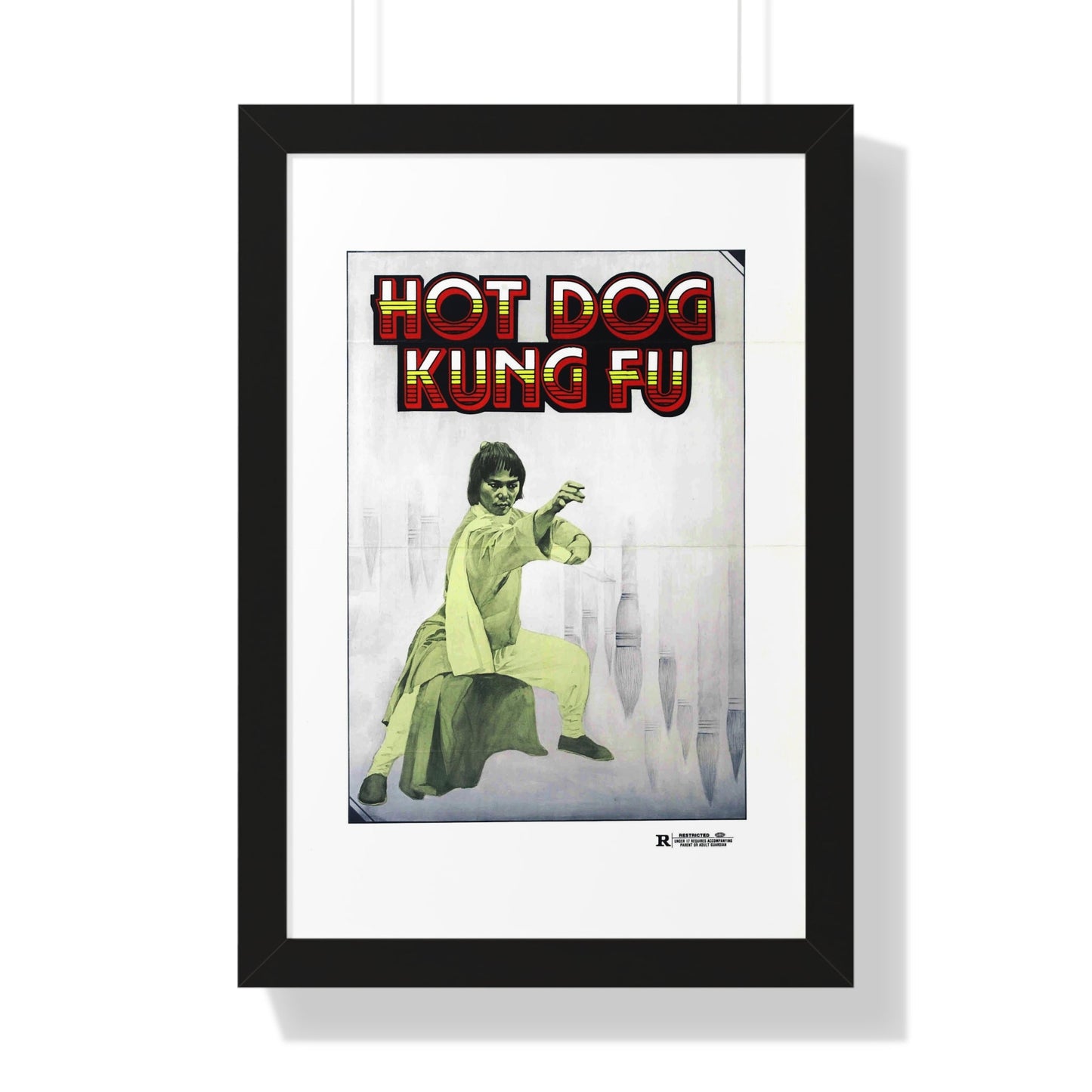 HOT DOG KUNG FU 1979 - Framed Movie Poster-16″ x 24″-The Sticker Space