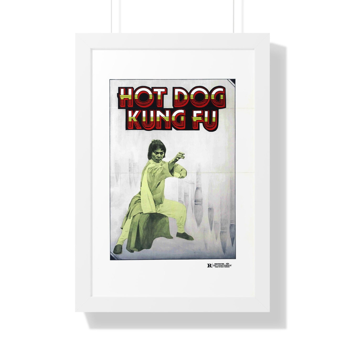 HOT DOG KUNG FU 1979 - Framed Movie Poster-16″ x 24″-The Sticker Space