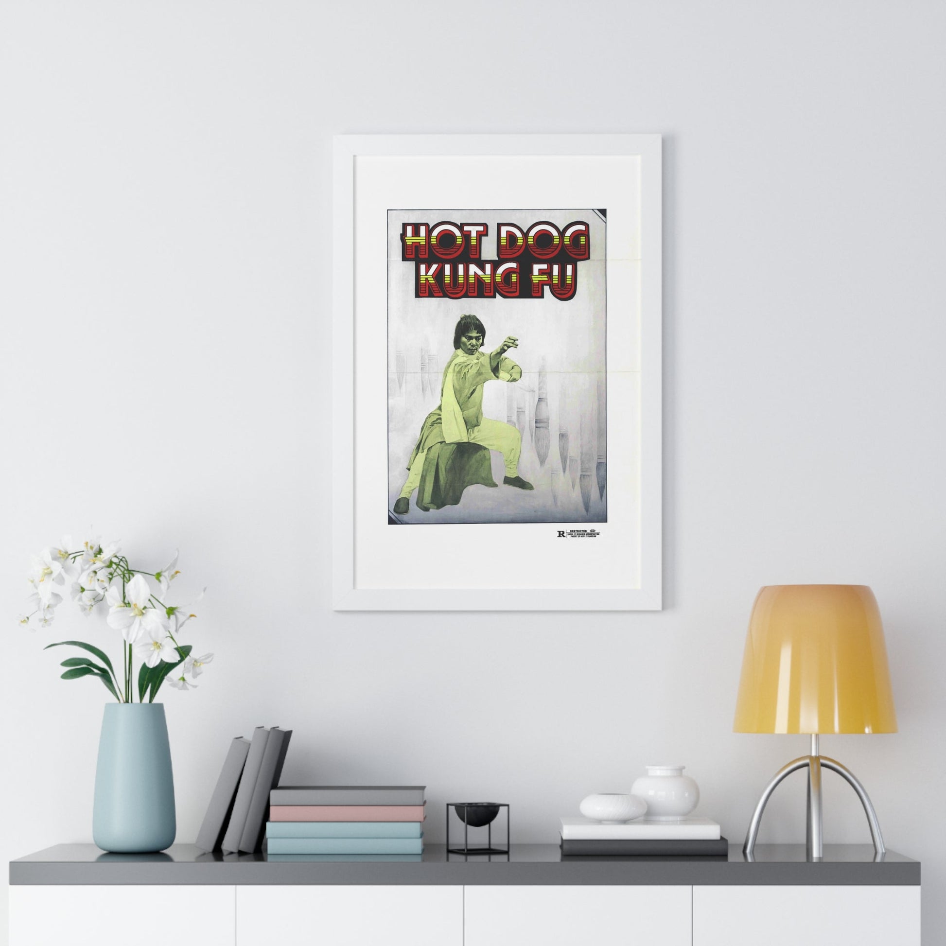 HOT DOG KUNG FU 1979 - Framed Movie Poster-The Sticker Space