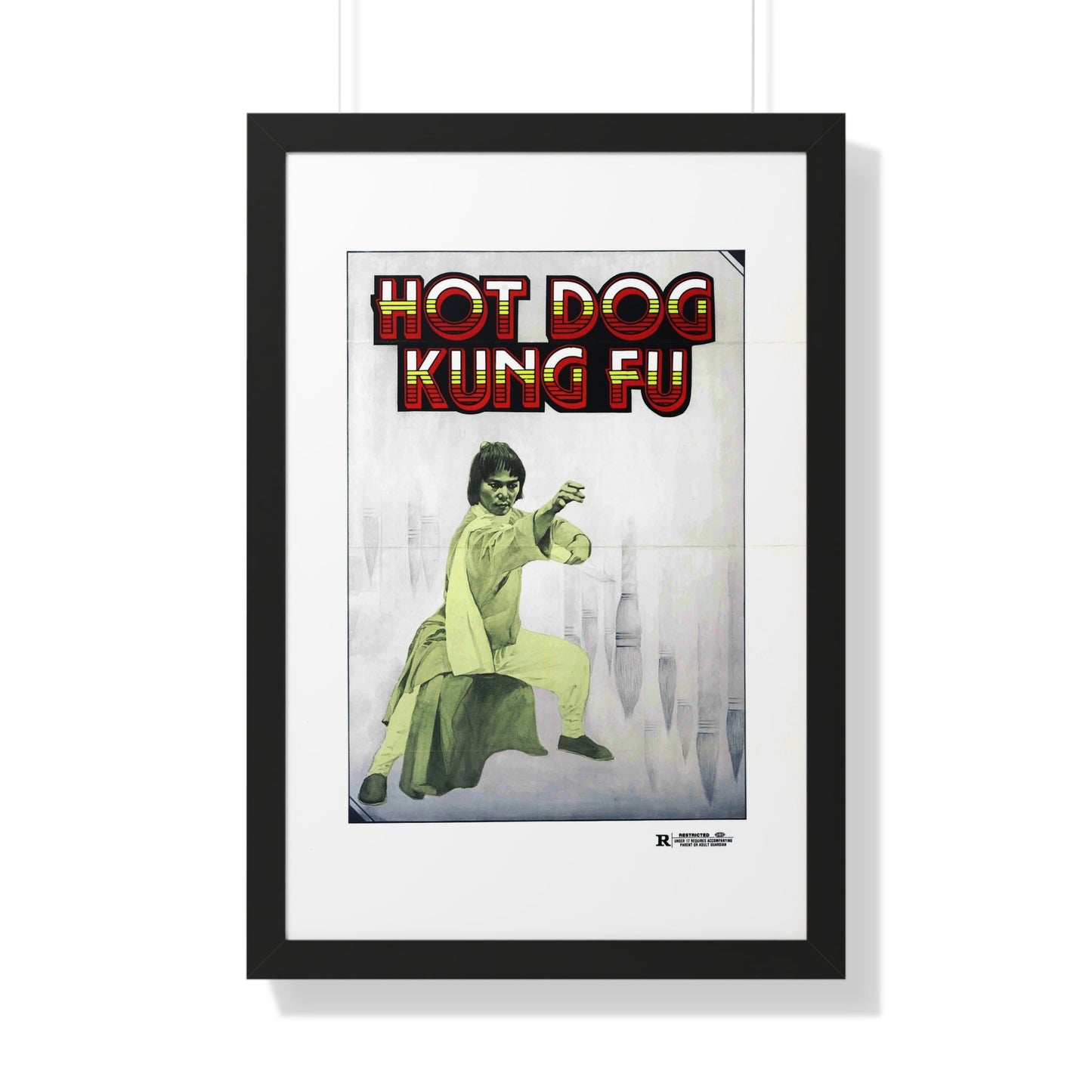 HOT DOG KUNG FU 1979 - Framed Movie Poster-20" x 30"-The Sticker Space