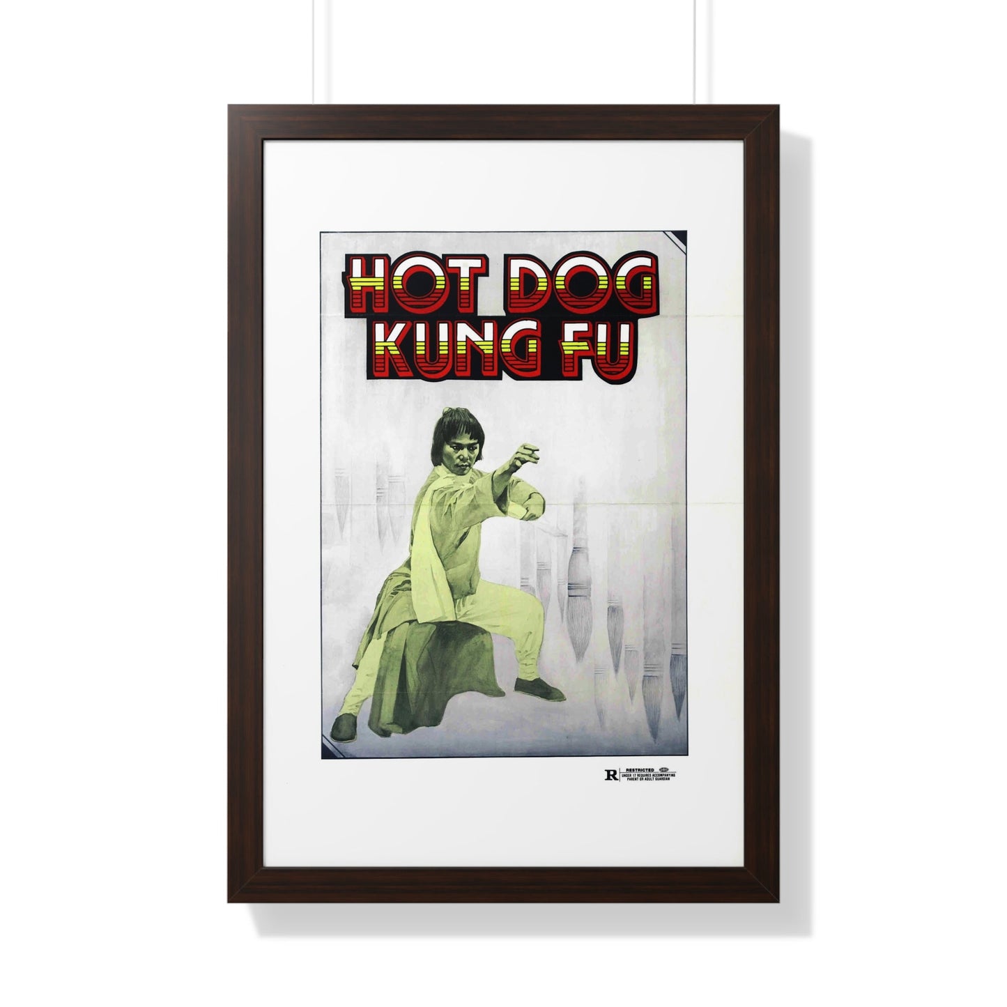 HOT DOG KUNG FU 1979 - Framed Movie Poster-20" x 30"-The Sticker Space