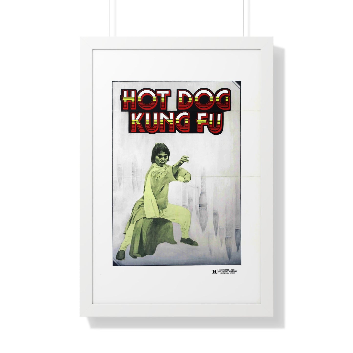 HOT DOG KUNG FU 1979 - Framed Movie Poster-20" x 30"-The Sticker Space