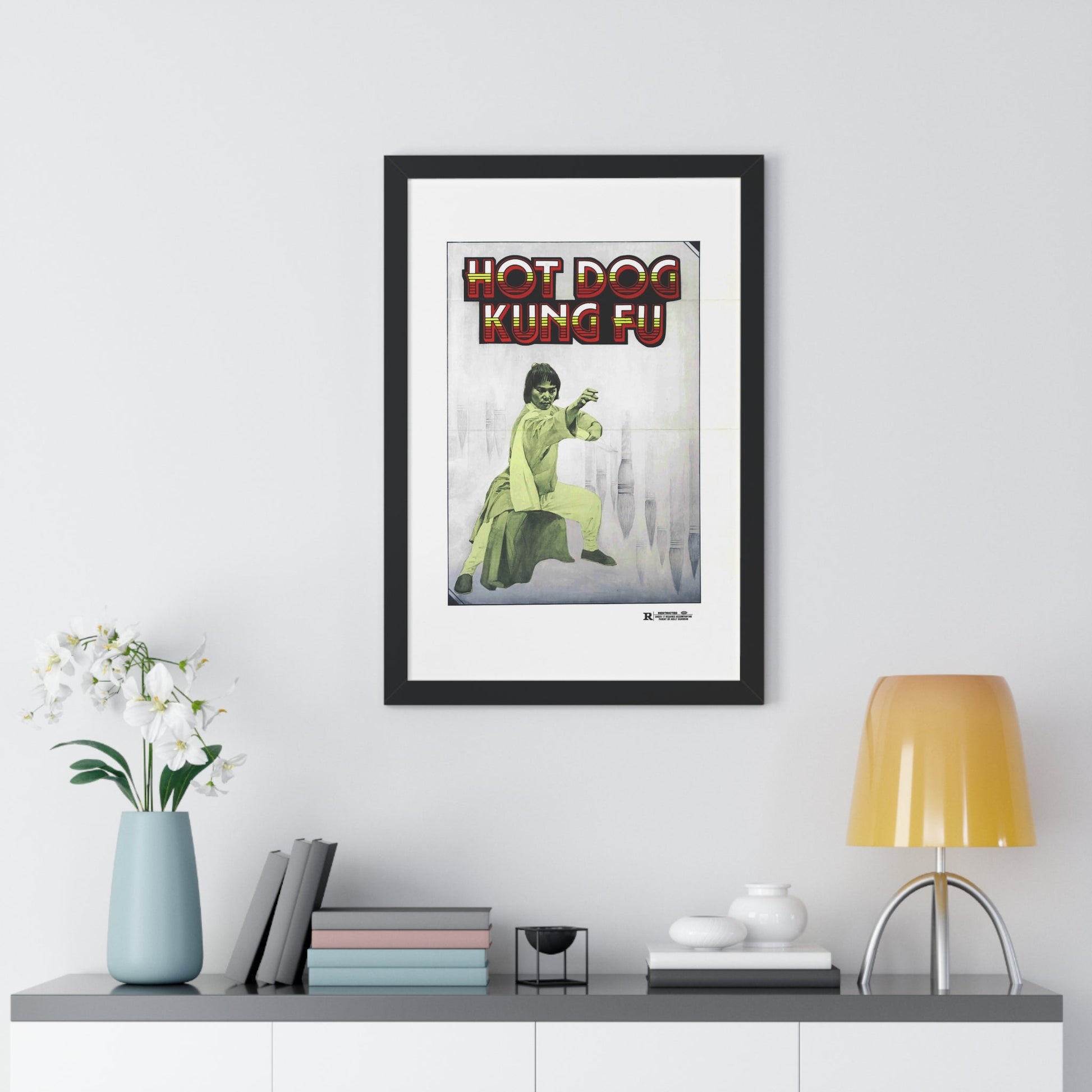 HOT DOG KUNG FU 1979 - Framed Movie Poster-The Sticker Space