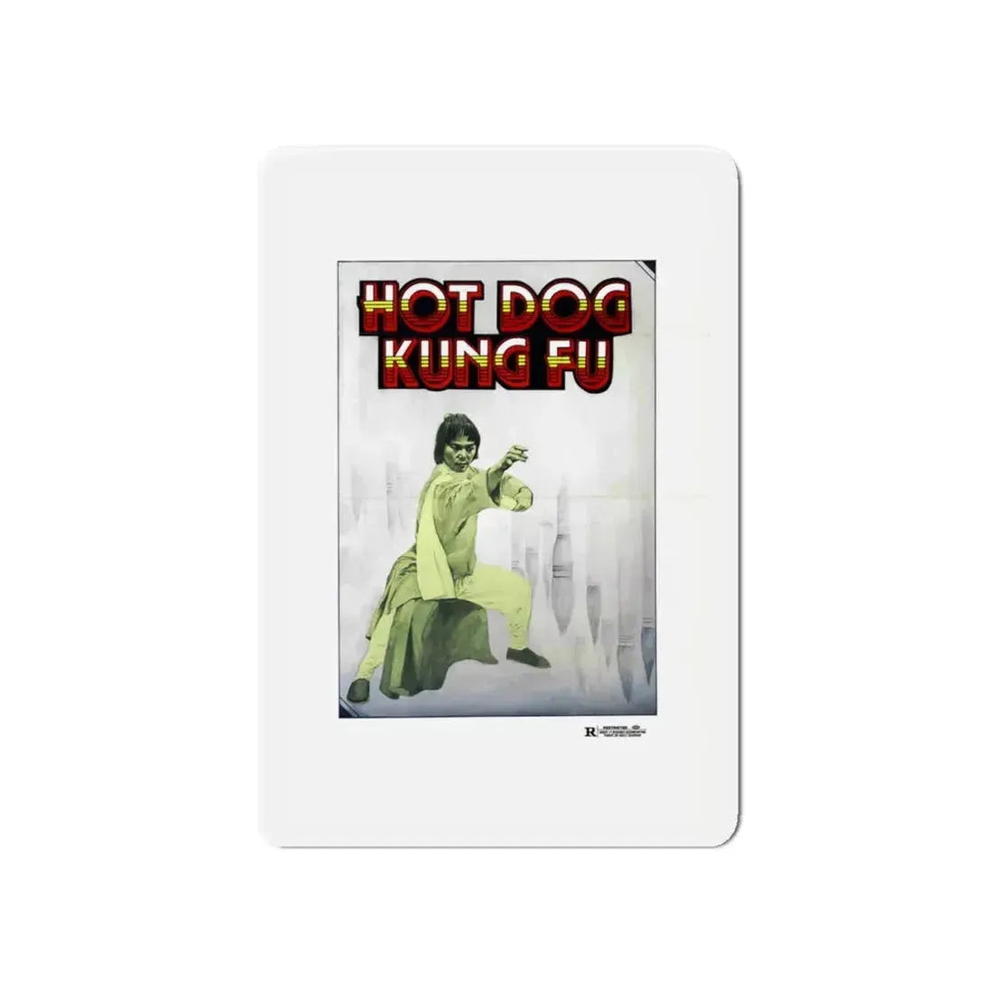HOT DOG KUNG FU 1979 Movie Poster - Refrigerator Magnet 6 Inch - The Sticker Space