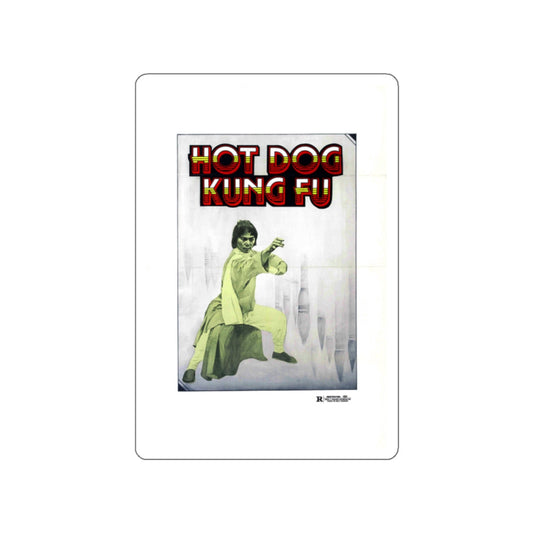 HOT DOG KUNG FU 1979 Movie Poster STICKER Vinyl Die-Cut Decal-2 Inch-The Sticker Space