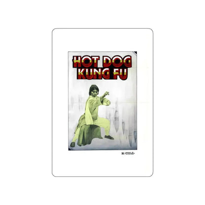 HOT DOG KUNG FU 1979 Movie Poster STICKER Vinyl Die-Cut Decal 3 Inch - The Sticker Space