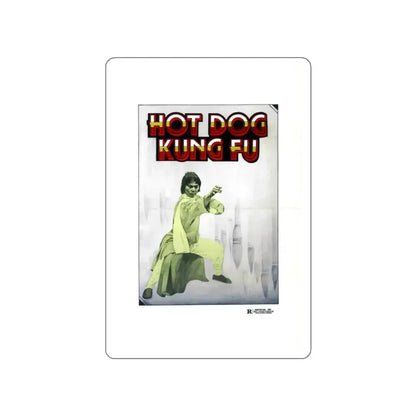 HOT DOG KUNG FU 1979 Movie Poster STICKER Vinyl Die-Cut Decal - The Sticker Space