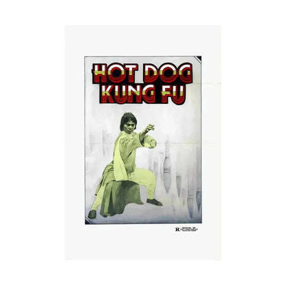 HOT DOG KUNG FU 1979 - Paper Movie Poster - The Sticker Space