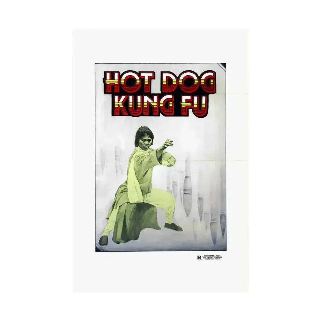 HOT DOG KUNG FU 1979 - Paper Movie Poster - The Sticker Space