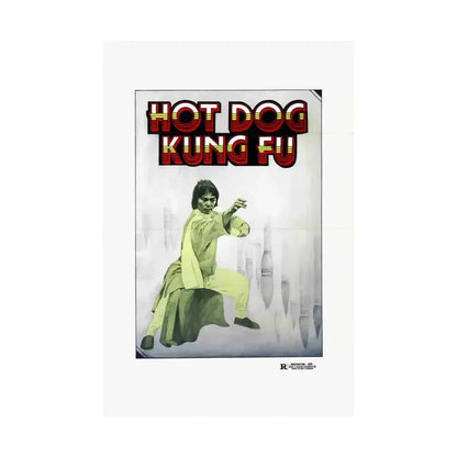 HOT DOG KUNG FU 1979 - Paper Movie Poster - The Sticker Space