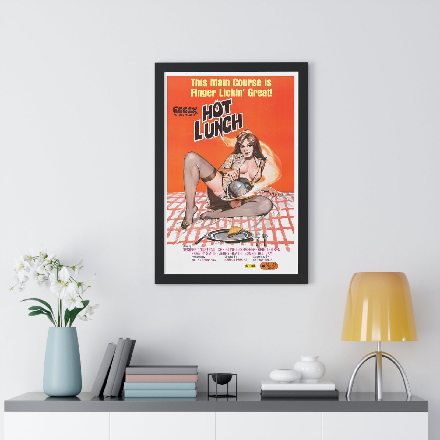 HOT LUNCH 1978 - Framed Movie Poster-The Sticker Space