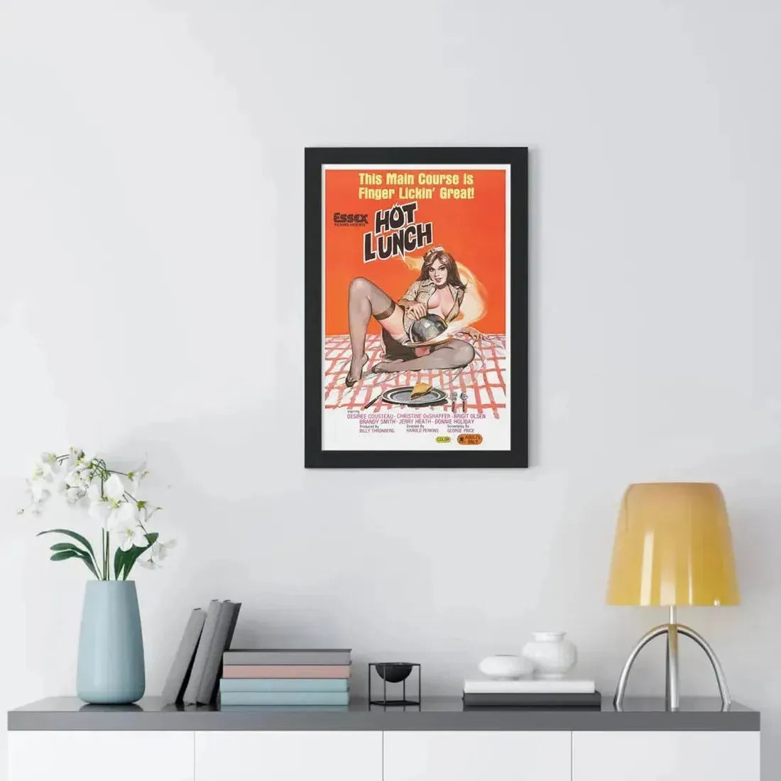 HOT LUNCH 1978 - Framed Movie Poster - The Sticker Space