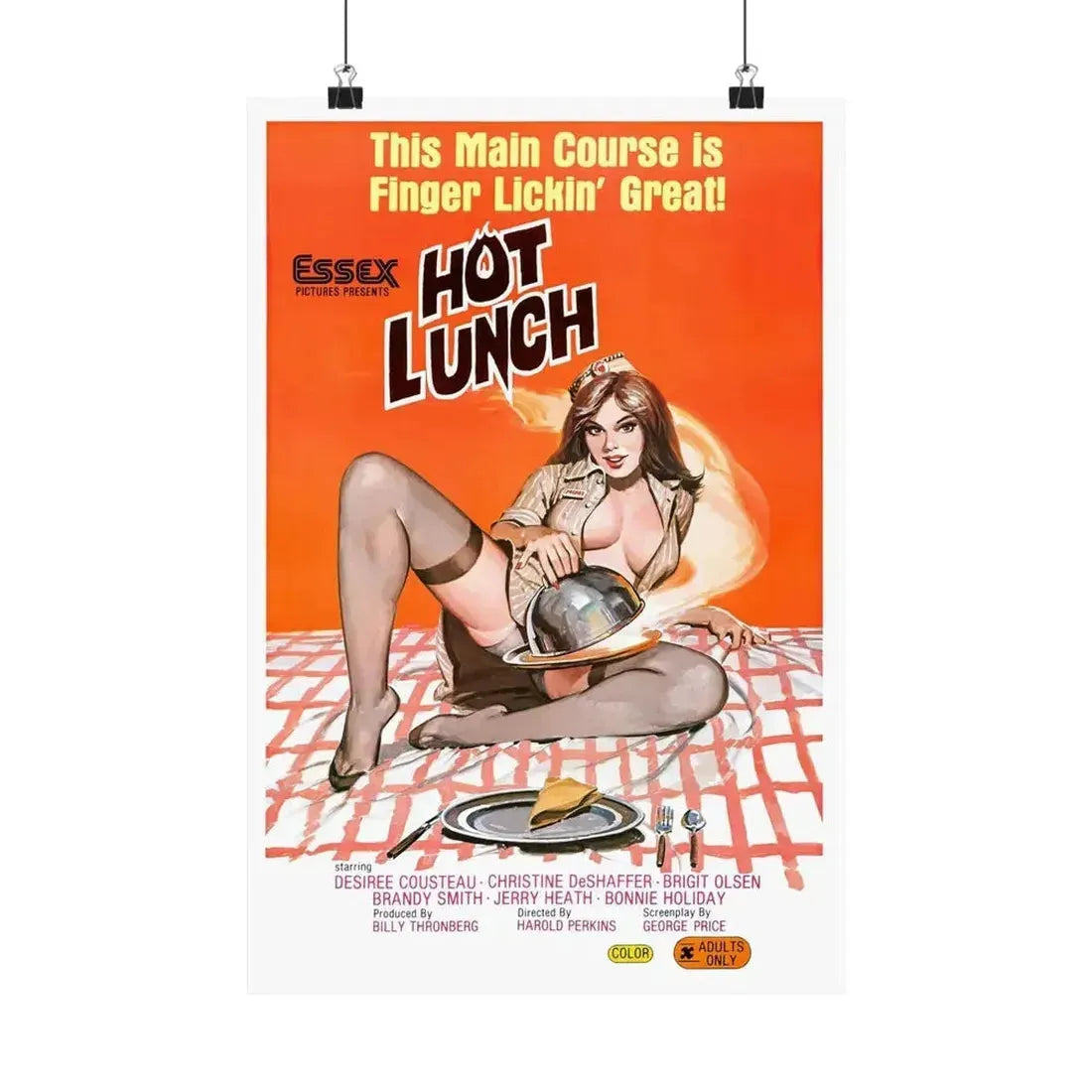 HOT LUNCH 1978 - Paper Movie Poster - The Sticker Space